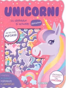 Abtibilduri pufoase - Unicorni
