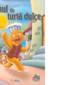 Omul de turta dulce. Carte de colorat + poveste (format A5) (Colectia Creionul fermecat)