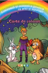 Colorează și creează o poveste cu arici și iepurași! Carte de colorat