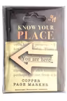 Know Your Place Bookmark Copper