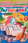 Automobile - Marea carte de colorat cu guasa si acuarela
