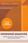 Experienta didactica cl a 7 -a Modele de proiectare la limba romana