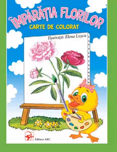 Imparatia florilor. Carte de colorat