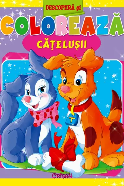 Descoperă și colorează cățelușii
