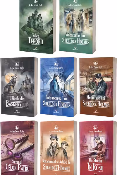 Pachet 8 volume: Sherlock Holmes
