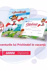 Aventurile lui prichindel in vacanta - Clasa pregatitoare + Diploma cadou