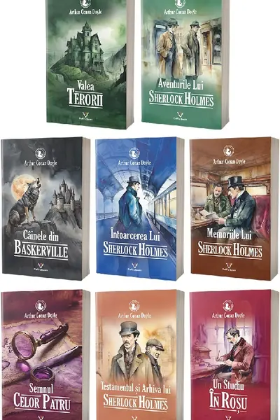 Pachet 8 volume: Sherlock Holmes