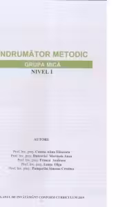Alfi ne invata. Indrumator metodic, grupa mica