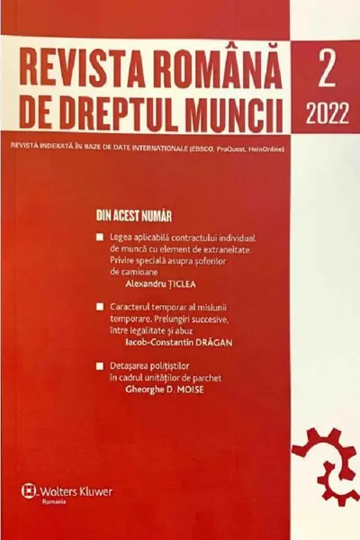 Revista română de dreptul muncii. Nr.2/2022