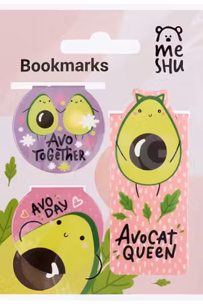Закладки магнитные для книг 3шт. Avocat