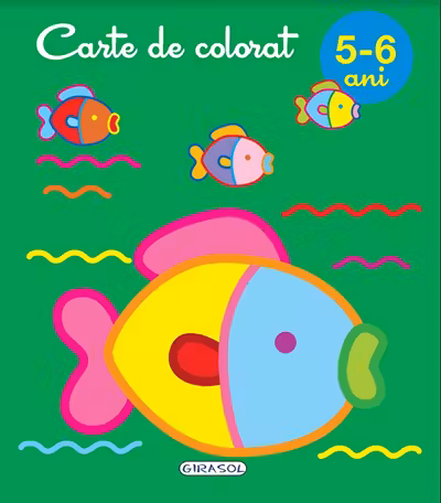 Carte de colorat 5-6 ani