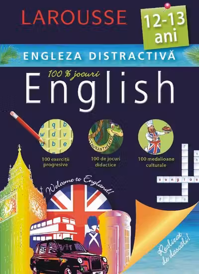 Engleza distractiv? 12-13 ani. Larousse. Meteor Press.