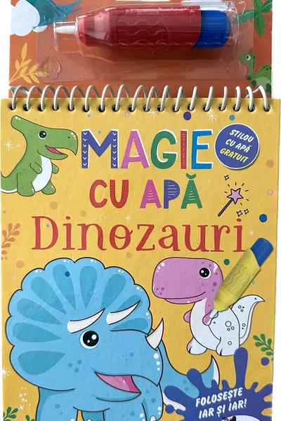 Magie cu apa. Dinozauri