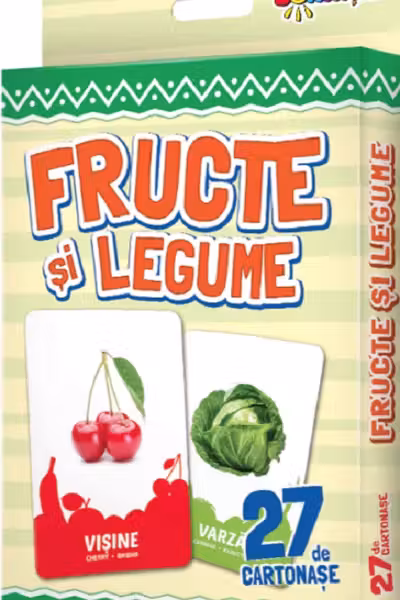 27 de cartonase. Fructe si legume