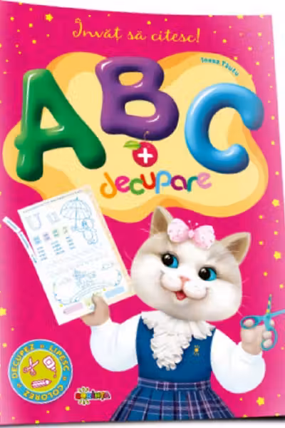Marea carte de colorat - ABC + decupare