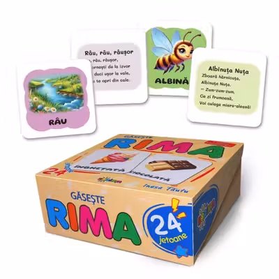 24 jetoane. Gaseste Rima