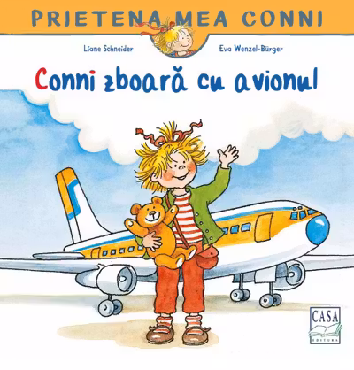 Conni zboara cu avionul