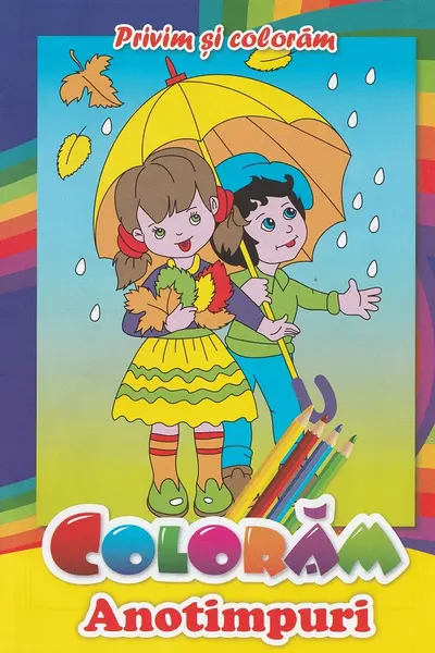 Colorăm anotimpuri. Privim și colorăm