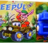 Carte cu jucarie. Jeepul