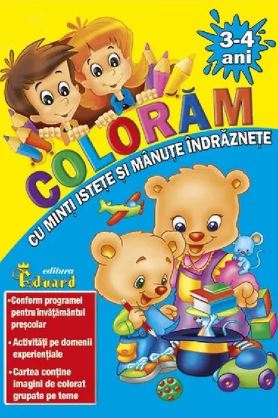 Coloram cu minti istete 3-4 ani