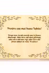 Diploma personalizata din lemn- Pentru cea mai buna Iubita!