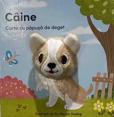 Carte cu papusa de deget. Caine