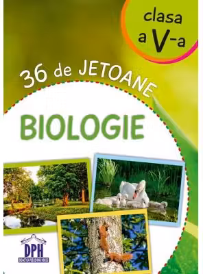 36 de jetoane. Biologie, clasa a 5-a