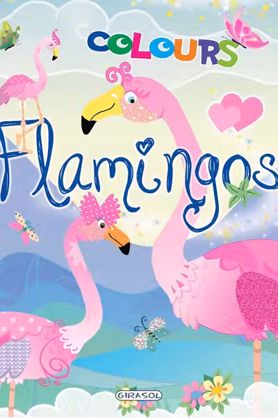 Flamingos colours: Bleu