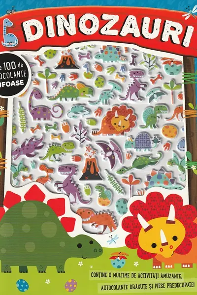 Dinozauri. Autocolante pufoase