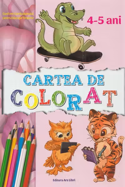 Cartea de colorat, 4-5 ani
