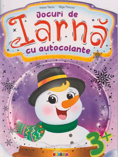 Jocuri de Iarna. Cu autocolante 3+