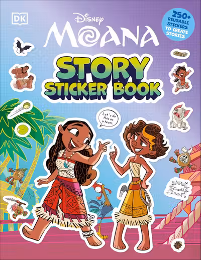 Disney Moana Story Sticker Book