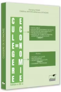 Culegere de economie pentru admiterea la Facultatea de Drept Ed.3