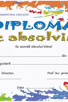 Diplomă. Ciclul primar 2