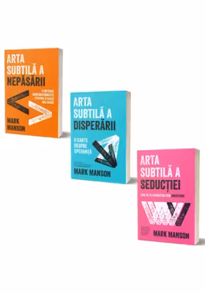 Pachet Mark Manson. Set 3 volume