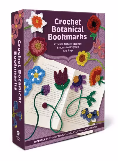 Crochet Botanical Bookmarks