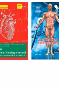 Pachet Admitere la medicina (2 carti): 1. Teste-grila Anatomie si fiziologie umana. Admiterea 2023 la universitatile de medicina; 2. Anatomia si fiziologia omului. Teste grila pentru admiterea la facultatile de medicina dupa manualul Barrons