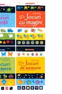 Pachet Jocuri 4 volume (Jocuri ale mintii, Jocuri cu imagini, Jocuri cu numere, Jocuri de memorie)