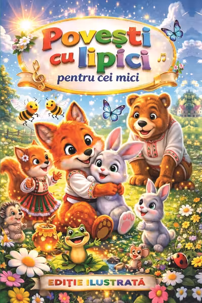 Povești cu lipici pentru cei mici – Ediție ilustrată