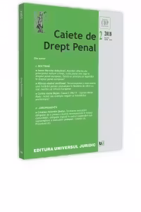 Caiete de drept penal nr. 2/2018