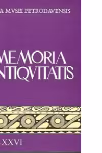 Memoria Antiquitatis XXV - XXVI (2008-2009)