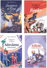 Pachet Invatatorii de Grija (4 volume): 1. Salvatorii; 2. Rocky; 3. Sanziana, fata soarelui; 4. Adam, copilul viitorului