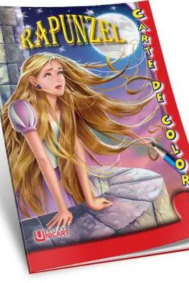 Rapunzel. Carte de colorat A5