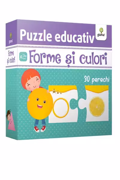 Forme si culori/ Puzzle educativ