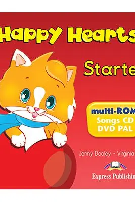 Curs limba engleza Happy Hearts Starter Multi-Rom - Jenny Dooley, Virginia Evans