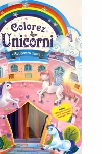 Colorez unicorni. Set pentru desen