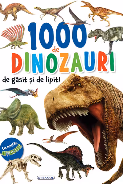 1000 de dinozauri de gasit si lipit!