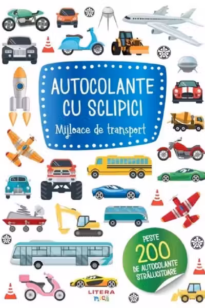 AUTOCOLANTE CU SCLIPICI. MIJLOACE DE TRANSPORT