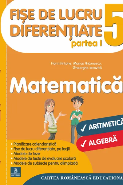 Matematică - Clasa 5. Partea I - Fișe de lucru diferențiate