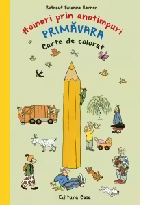 Carte de colorat - Hoinari prin anotimpuri. Primăvara